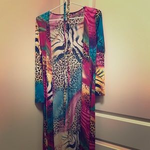 Multi-Color Swim Cover-Up